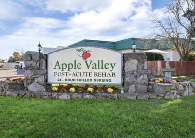 Apple Valley front signage